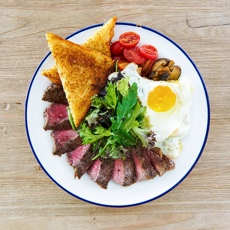 Striploin Steak & Eggs